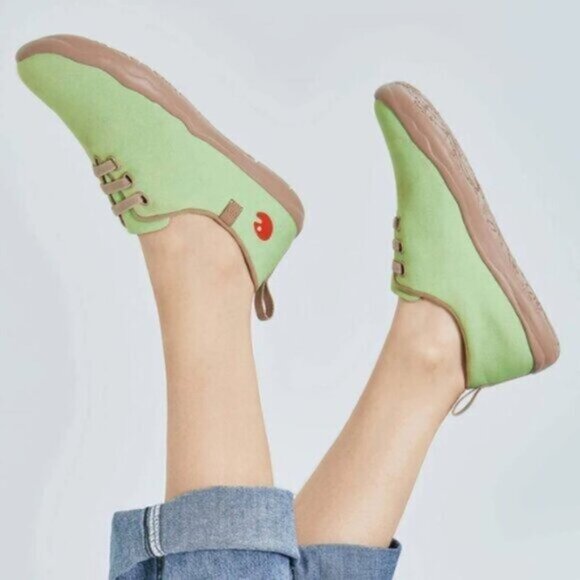 NWT Womens Size 10.5 UIN Slip On Shoes Walking Casual Moguer Pastel Green - Picture 6 of 7